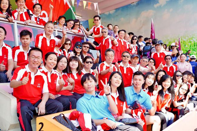 集團員工踴躍參加香港中國企業(yè)協會第八屆運動會（圖）